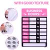 2Pcs Business Hours Stickers PVC Waterproof Self Adhesive Opening Closing Store Signs for Restaurants Shops Bars Coffee Cafes