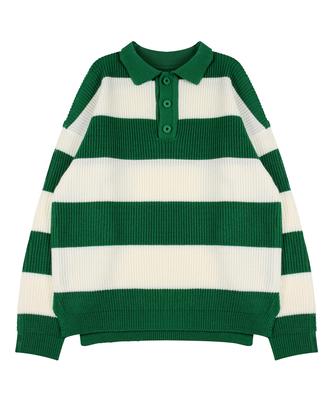 NODU Bold Rugby Hazzi Knit [Green]