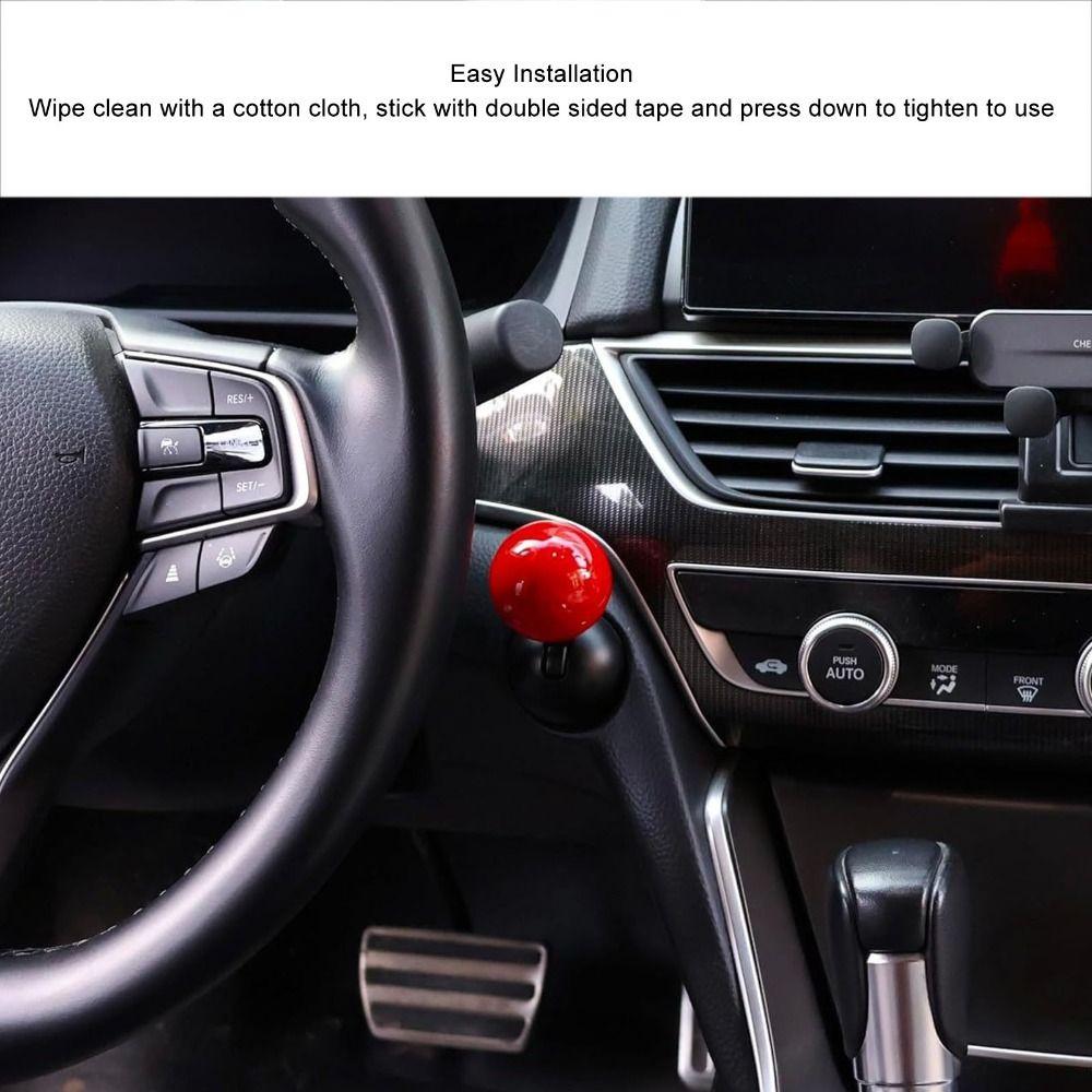4 Pcs ABS Engine Start Button Universal Car Push Start Button Cover Car Joystick Customized Cars