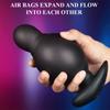 Wireless Remote Control Male Prostate Massager Inflatable Anal Plug Vibrating Butt Plug Anal Expansion Vibrator Sex Toy for Men