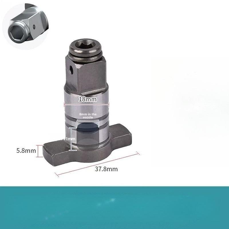 Electric Wrench Hollow Square Shaft Dual‑Use Output Shaft Driver Shaft Compatible with 02/298/488