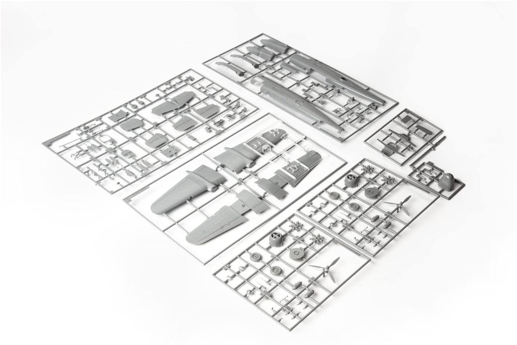 Eduard 1/72 Profipack US Army Air Forces B-25J Mitchell Strafer Plastic Model Kit EDU7012