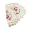 Kitchen Dining Table Place Mats Embroidered Floral Lace Doily Placemat 30*45cm