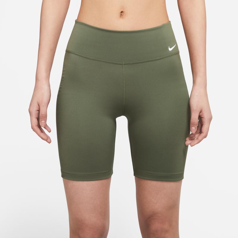Nike Solid Logo Quick-Dry Sports Fitness Casual Shorts Women Shorts Olive-Green DD0244-223