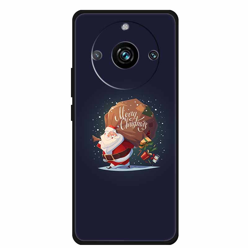 2024 Christmas Phone Cases For Realme 11 Pro Plus Case Soft TPU Silicone For Realme 11 Pro RMX3771 Shockproof Cover Bumper Funda