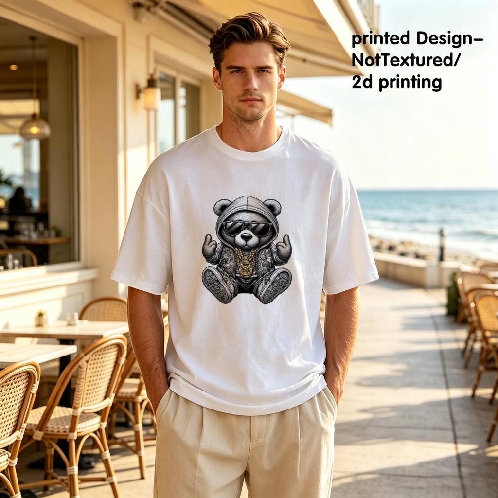 Men's Day of the Dead T-Shirt, Breathable 2D Print Funny Graphic Tee, Simple & Stylish, Casual Daily Wear, Versatile Men's Basic Top