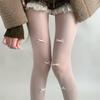 Flash Diamond Bow Stockings Women'S Anti-Hook Pantyhose Spring And Summer Ultra-Thin High-Transparency Skin Socks Lolita Hot Diamond White Silk