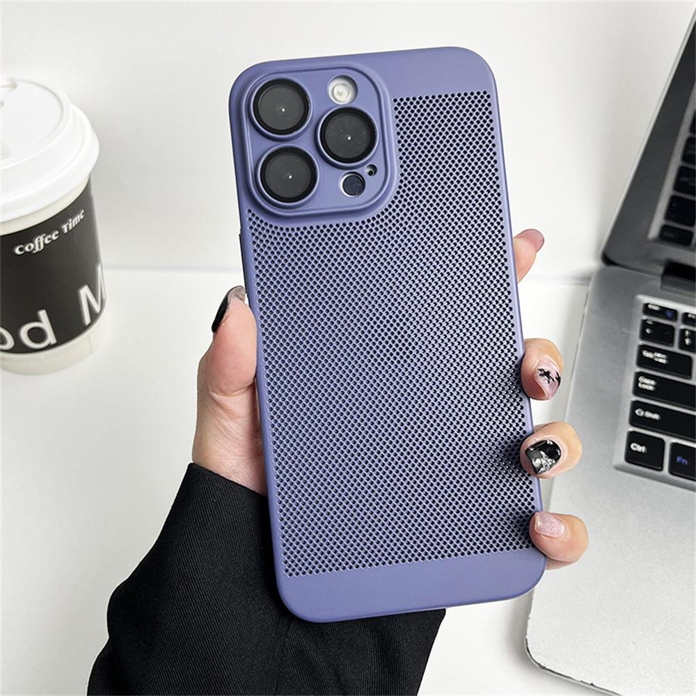 Cooling Matte Heat Dissipation Case For iPhone 17 Air 16 15 14 13 12 11 Pro Max X XS Max XR Plus SE Mini Metallic Cover
