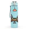 1PC Cat Dining Table Cartoon Print 750ml Color Plastic Sports Water Bottle Leakproof Flip Straw Lid Suitable for Sports Office Home Use