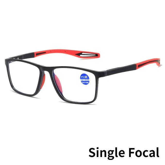 Fashion Multifocal Progressive Glasses Trendy Blue Light Blocking Sports Reading Glasses Men Women Hd Lens Near And Far Eyewear