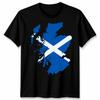 Scotland Flag Shirt Scottish Football Rugby Fan Graphic Tee