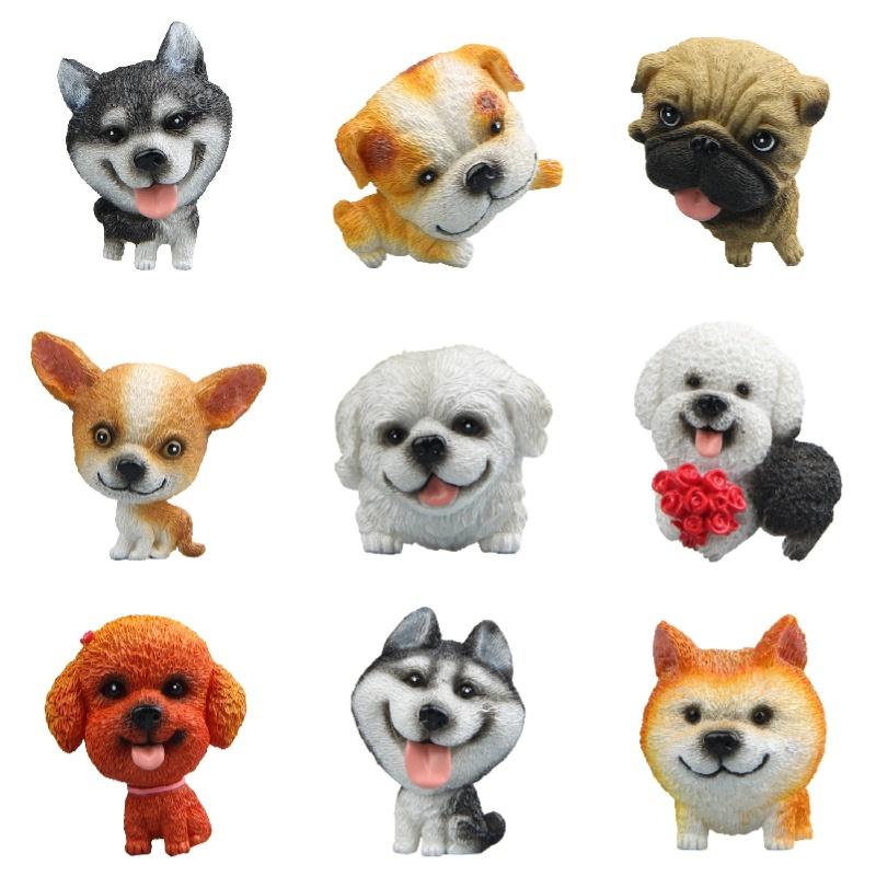 Cute And Cool Corgi Bulldog And Lion Dog Model Figures For Phone Cases And Decorations