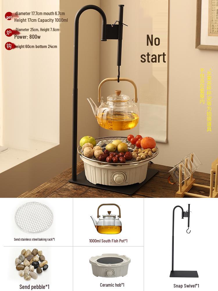 Electric Ceramic Indoor Stove Set with Glass Teapot - 2026 Edition