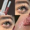 Diamond Glitter Mascara - Long-lasting, Thick, Curled, Sweat-Proof, Smudge-Proof, Fine Shimmer, Root-by-Root Application.