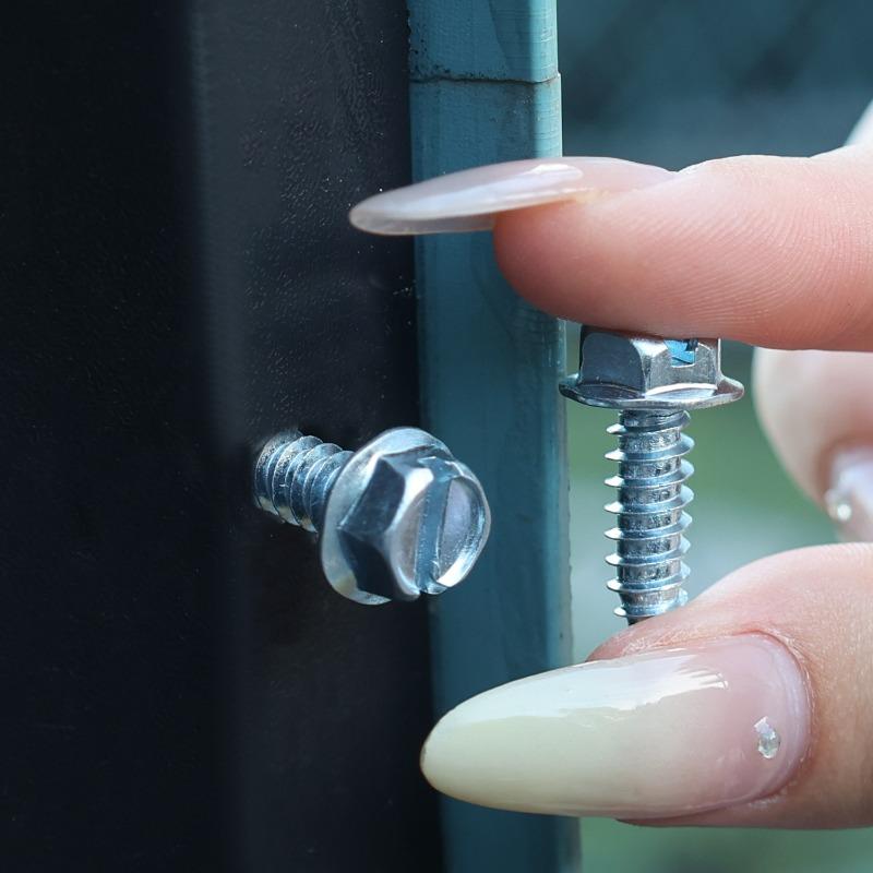 6mm Kohlenstoffstahl Selbstschneidende Schrauben Karosseriebefestigungen für Stoßstange Kotflügel Vollgewinde Phillipskopf Motorschrauben 5-30 Stück