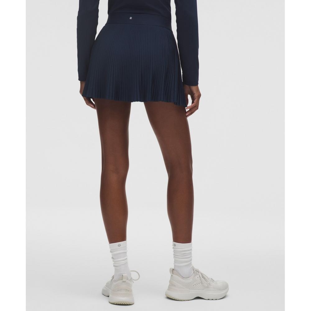 Lullulemon Replicate High-Rise Pleated Tennis Skirt Clbl