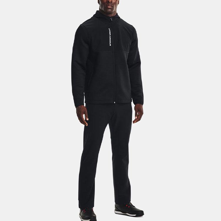Under Armour Storm Daytona Full Zip Golf Casual Jacket Men Outerwear Black 1366279-001