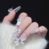10Pcs Organza Ribbon Bow Nail Charms 3D Decoration Bows Knot  Korean Nail Parts Manicure Jewelry Kawaii Accessories