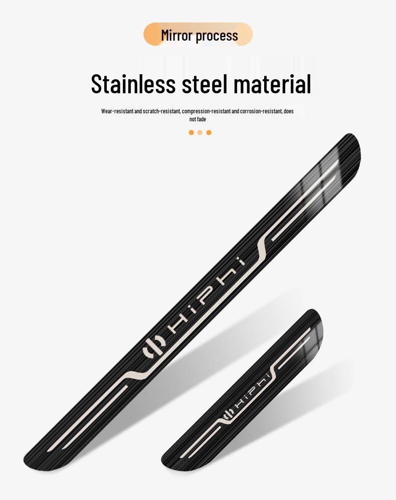 HiPhi Y X Z Interior Welcome Pedal Sill Strip for Car Modification