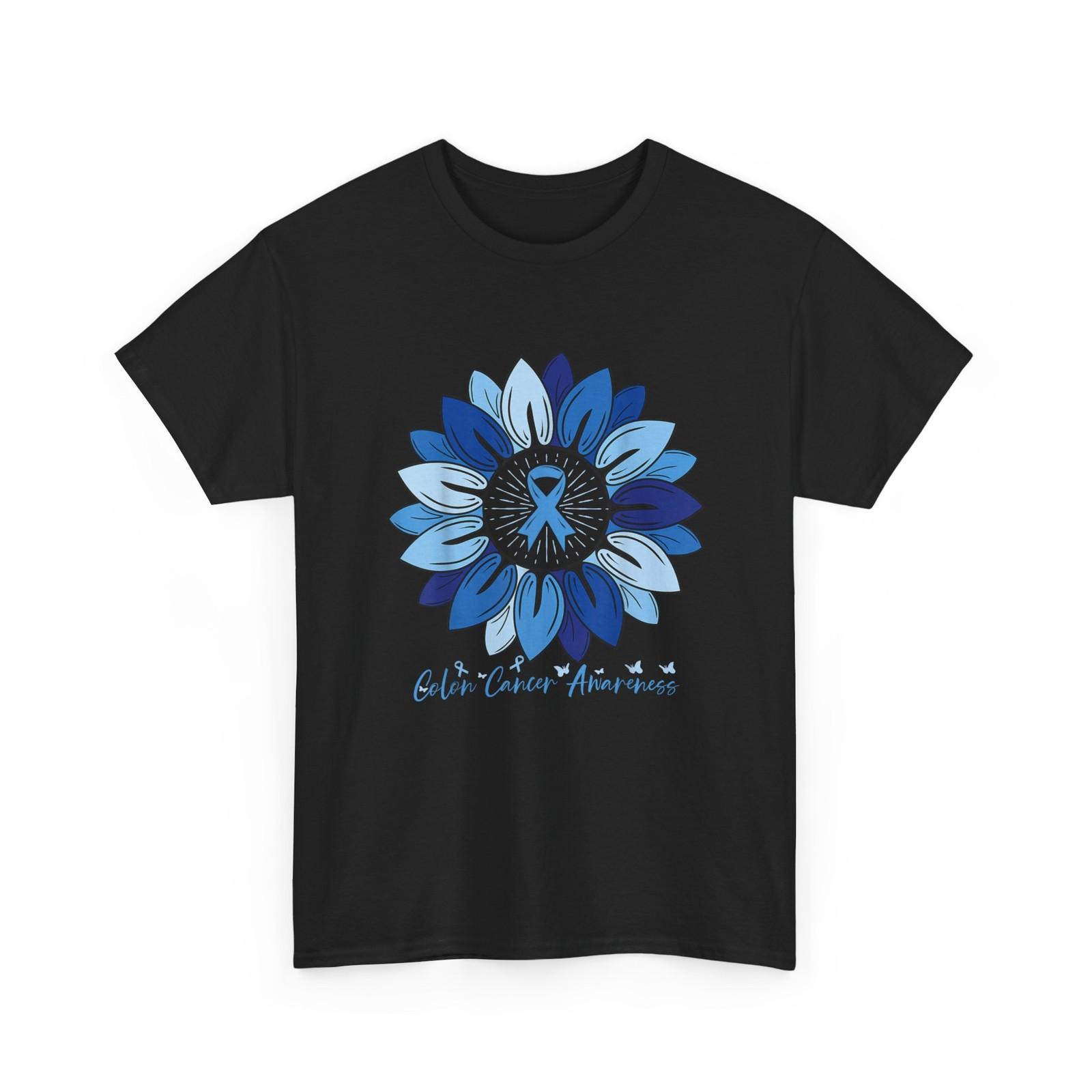 Colon Cancer Awareness Sunflower Shirt, Colon Cancer Awareness Month T-Shirt M