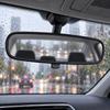 Black Interior Mirror Assembly with Flat Glass, Ball-Joint Adjustment, Integrated Arm, and Base for Replacing the Existing Driving Mirror 13585947