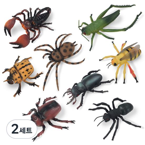 

Kids Pangpang soft insect friends model set of 8, 2 sets, popular toys in Korea