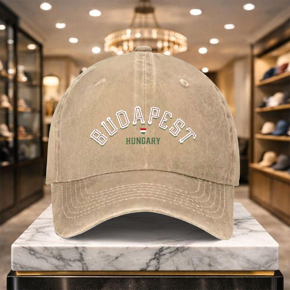 Budapest Hungary Casual Baseball Cap Adjustable for Outdoor Sports Everyday Wear Street Style