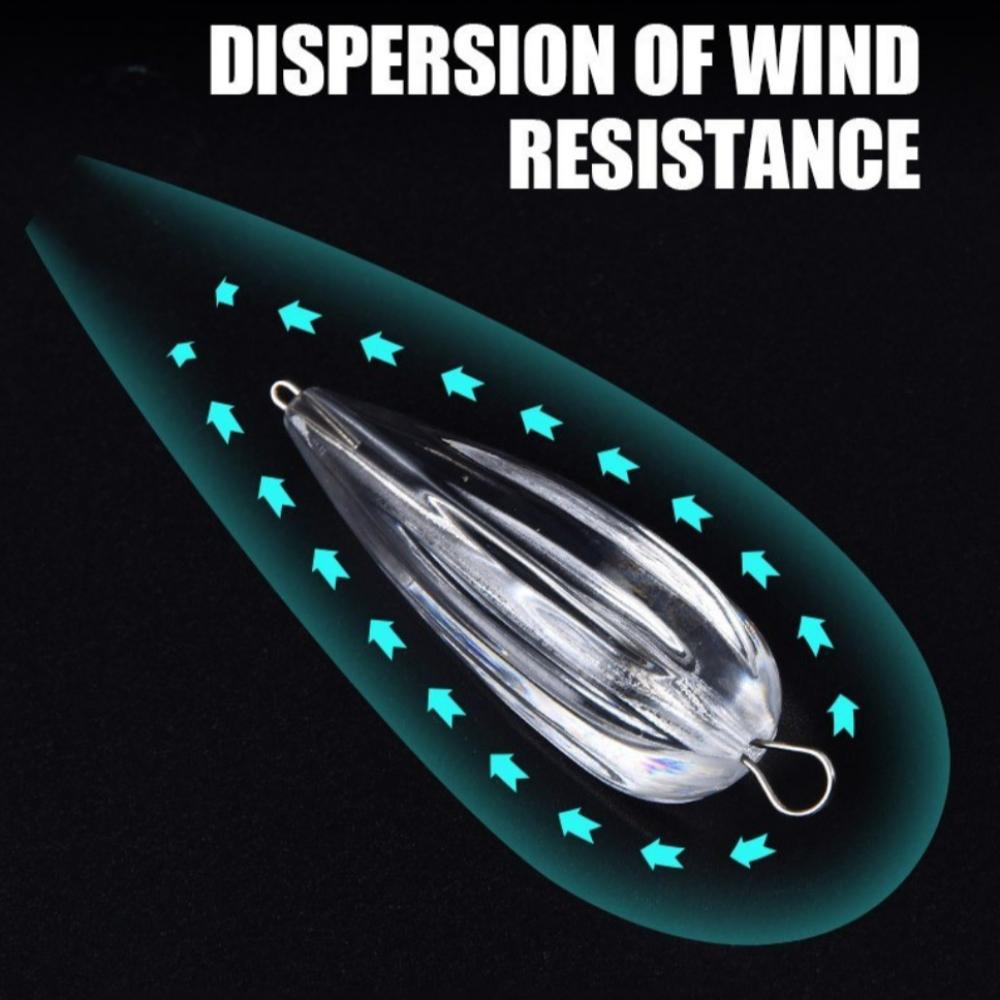10pcs Slow Sinking or Floating Water Throwing Aid Assistance Fishing Float Bombard Bobber Carp Lure Tackle