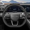 Für Chery Tiggo 9 C-DM 2025 2026 Auto Lenkradabdeckung Ultra Dünnes Leder Anti-Rutsch Dekorativer Rahmen Schutz Zubehör