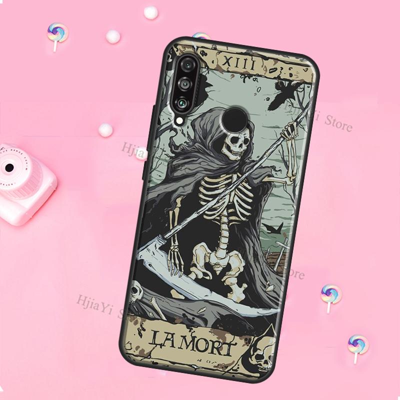 Horror Skull Gothic For Huawei Honor Magic 5 Lite X8 X9 X8a X9a 50 70 P20 P30 P40 P50 P60 Pro P Smart 2019 Case