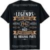 Vintage Original Born In 1967 Classic 59th Birthday TShirt Fashion T Shirts Cotton Short Sleeve Oversized Loose Tshirt Tops