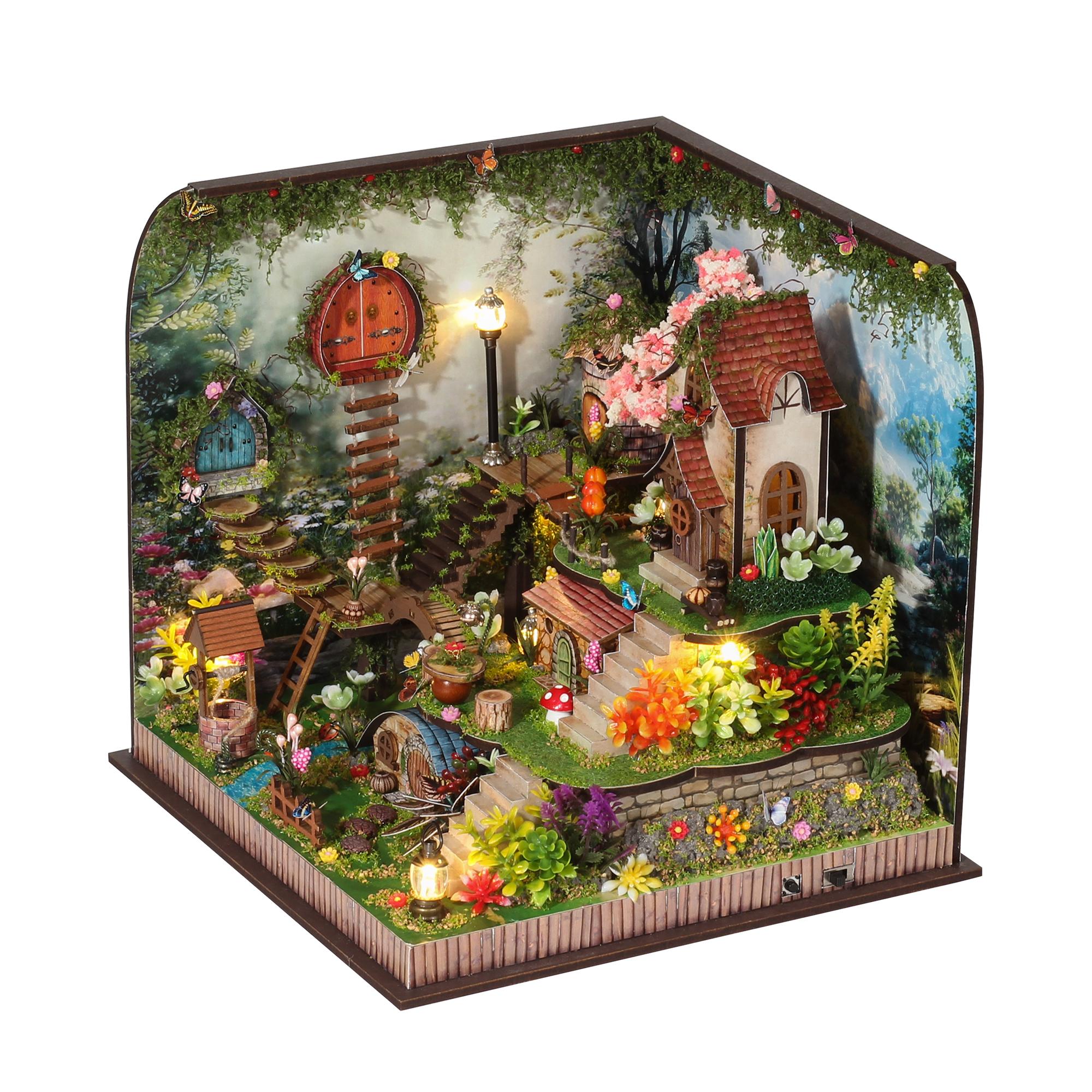

2025 Новый Лесной Шепот DIY Набор Миниатюрного Домика – 3D Пазл Коттедж, Креативная Модель Ручной Работы, Идеальная Идея для Подарка