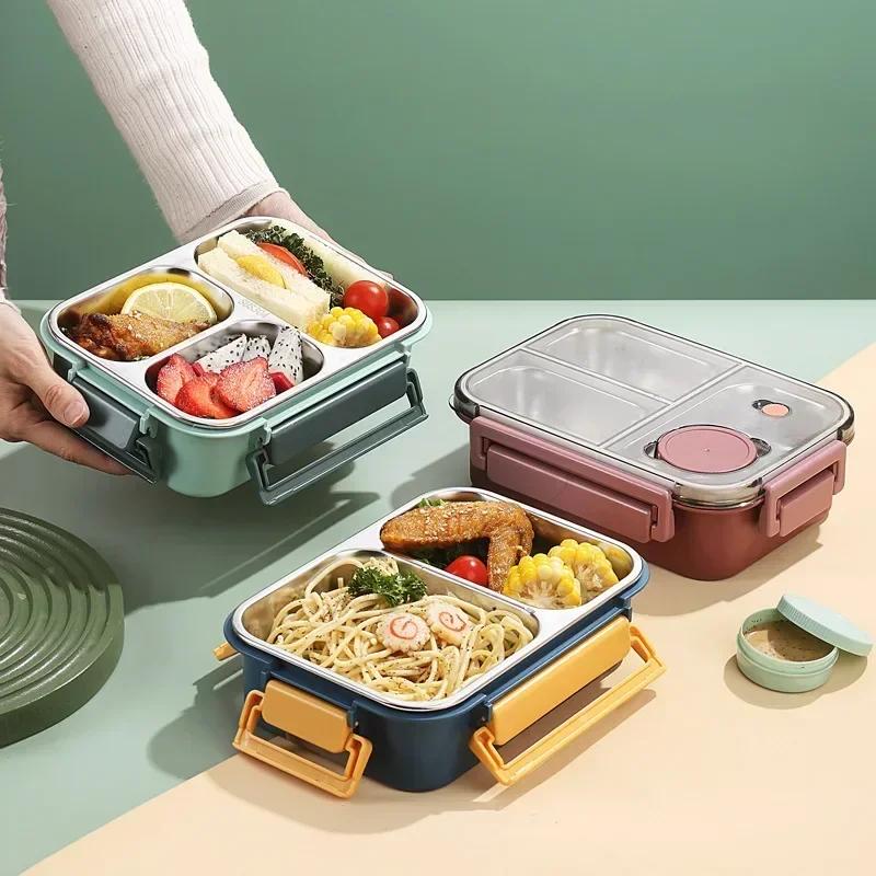 850ml Handy Lunch Boxes for Children Adults Thermo Soup Bento Box Steel Insulated Nice Heating Food Storage Container