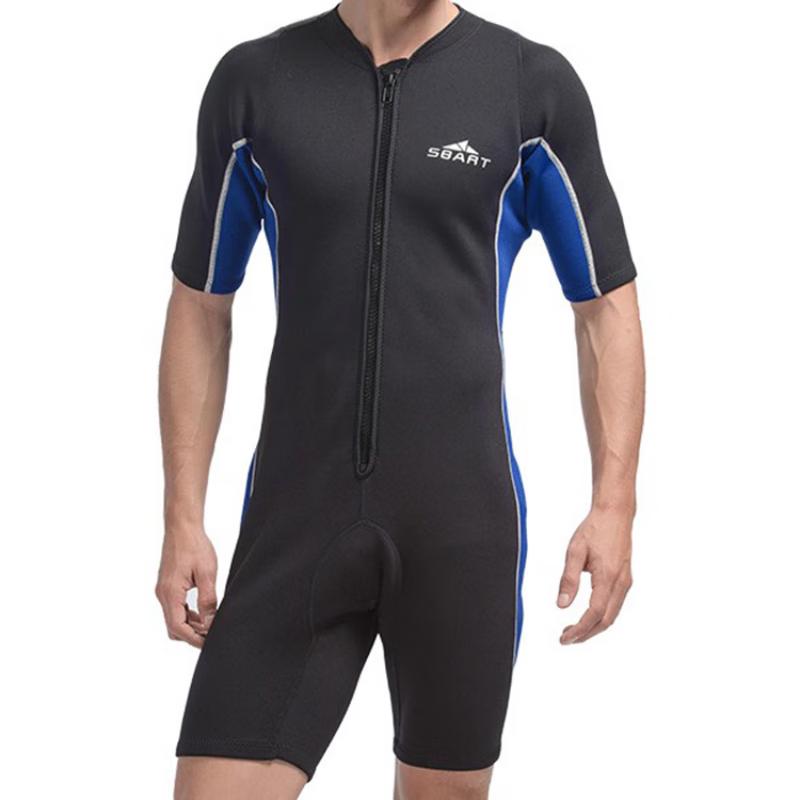 SBART Women's 2mm Short-Sleeve One-Piece Diving Suit