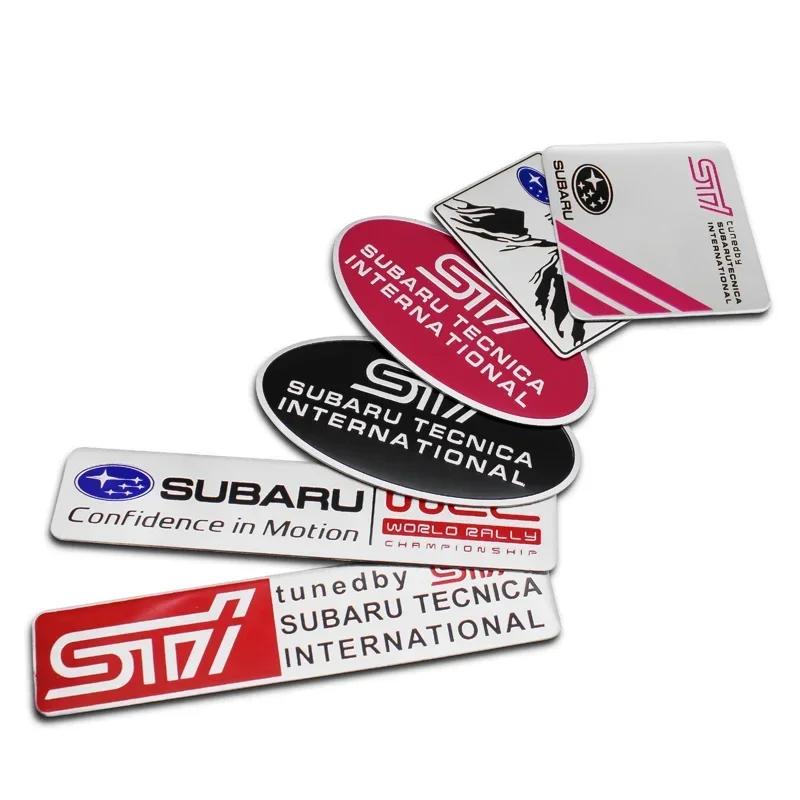 1Pc Alloy Car Body Side Emblem Sticker Trunk Badge Decals for Subaru Logo Outback Impreza Forester Levorg XV STI Ascent Legacy VV333