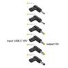 Type C To DC Power Adapter 15V USB C Plug To DC Male Charging Adapter,Connect USB PD To Power 15V Device W/ DC Converter