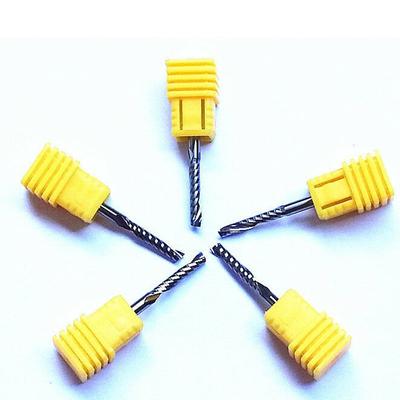 5 Stück Einzahnfräser für Aluminium Vollhartmetall CNC Schaftfräser 38mm //17mm
