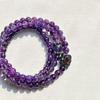 6Mm Autumn And Winter Natural Royal Amethyst Design Multi-Circle Bracelet Bracelet