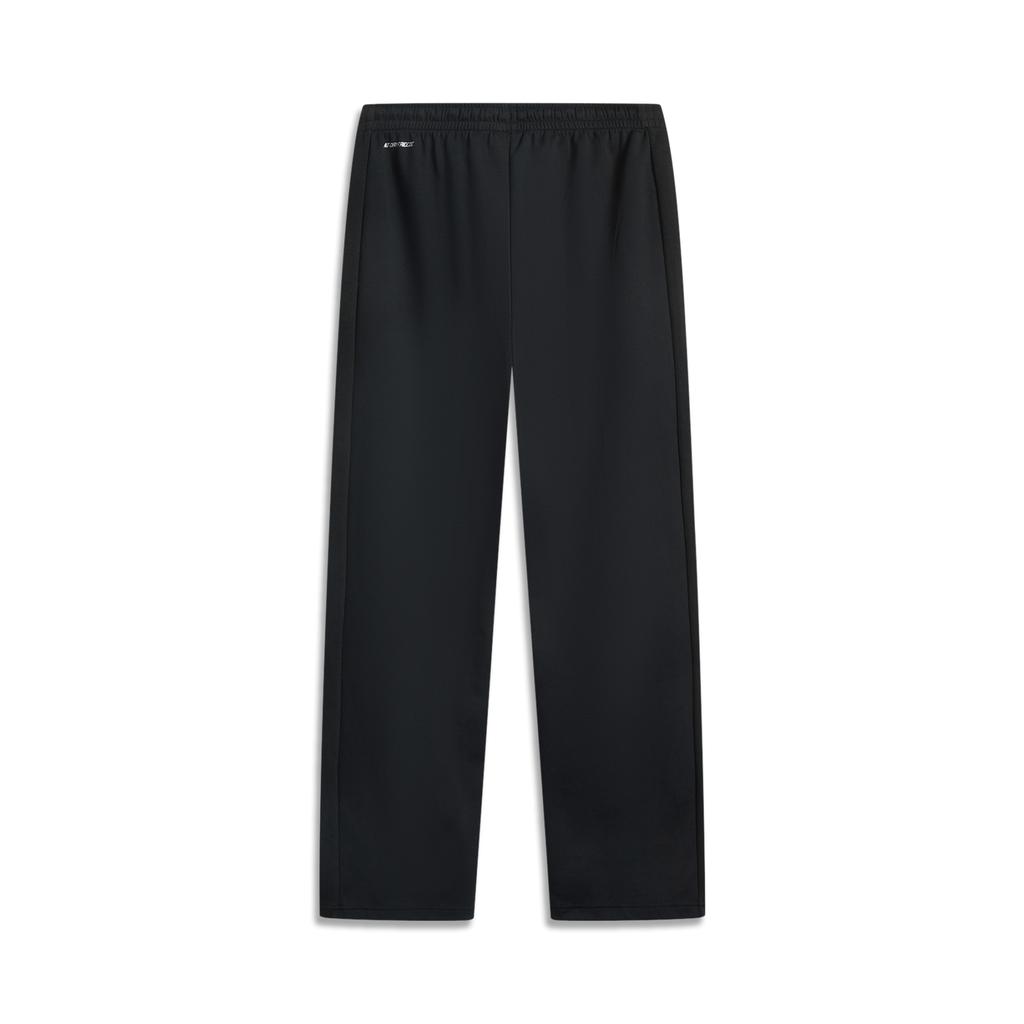 Li-Ning Badfive Letter Mid-Rise Drawstring Breathable Versatile Straight Leg Casual Pants Men Bottoms Black AKLV081-3