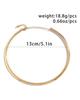 Metall Runde Drehmomente Choker Halskette für Frauen Einfache Gold Farbe Kragen Halskette Party Schmuck Geschenk