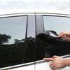 8 Pezzi Nero Lucido Montante Posteriore Portiera Finestrino Copertura Trim Colonna B C Adesivo Auto Adatto Per Volkswagen Touran 1T 2004-2015 2014 2013 2012 2011