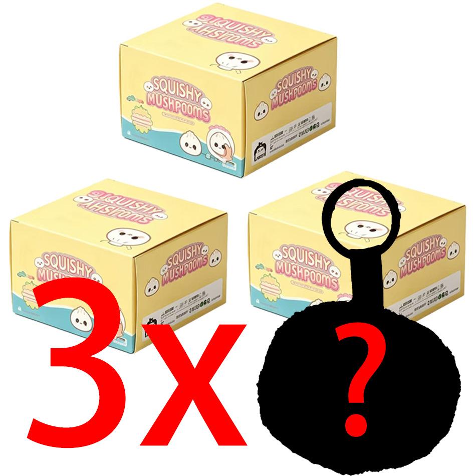 Treasuringu  Cute Steamed Bun Shaped Keychain 7-Color Baozi Plushie Bag Food Doll Birthday Gifts