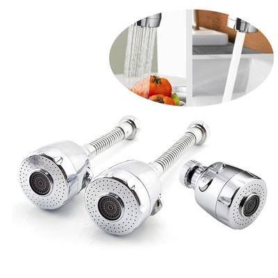 Einstellbarer Wasserhahn-Sprudler, Leitungswasserfilterdüse, 360 ° flexibler Wasserhahn-Adapter, Belüfter-Sparer für Küchenzubehör