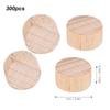 300pcs Unfinished Wood Discs 1cm Wooden Discs Wood Handmade DIY Wood Blanks  Coloring
