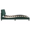 Bed Frame without Mattress Dark Green 180x200 cm Velvet