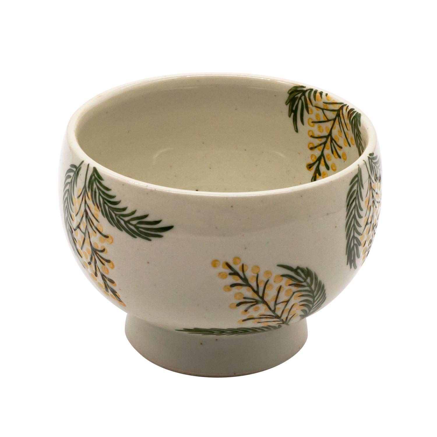 

Хасами Исаяма круглый Сделано в 478113 изделие, Сейто, миска, прибл.. 11см, Мимоза, Япония, бежевый