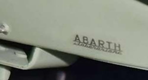 Kyosho Original 1/18 Scale Fiat Nuova 500 Elaborazione Abarth Record (Green Clear) Finished Product KS08966ALG