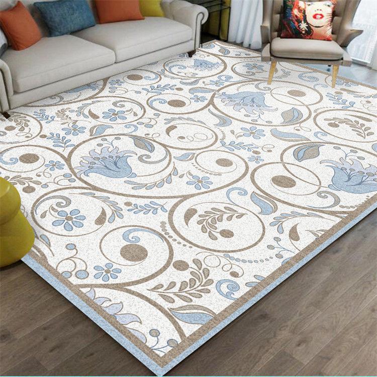 

1 шт. Бархатный ковер с цветочным узором - Элегантный китайский стиль, Прямоугольный, Цветочный дизайн для гостиной, кабинета или использования в помещении/на улице, Ковры для гостиной 120*160cm