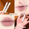 Rose Pink Lipstick Lip Glaze Korean Style Women's High Cloud Lip Mud Women's Team Color No Stain on Cup Lipstick Pseudo Plain Matte Lip Light Mist