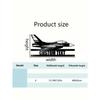 Custom Metal Fighter Jet Wall Art Personalized Name Plate for Navy Pilot Military Home Decor Aircraft Ornament